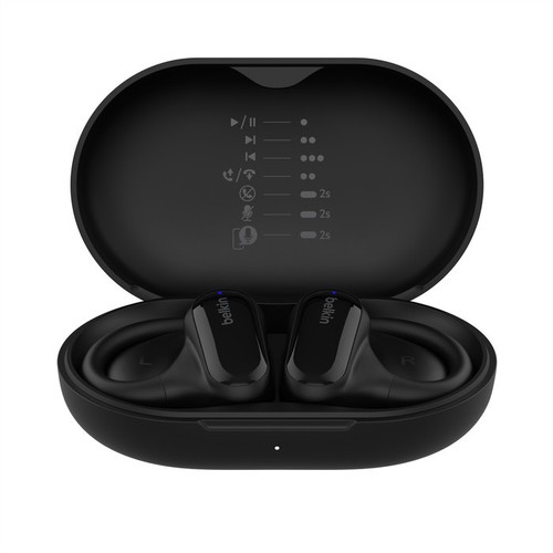 ECOUTEURS SPORT *OREILLES LIBRES* SOUNDFORM CLEARFIT - NOIRS - BELKIN - 3