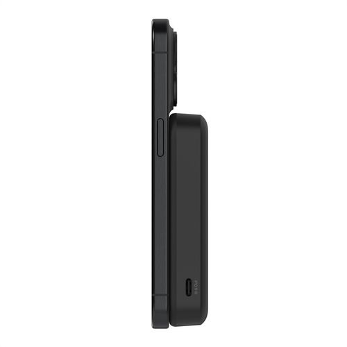 BATTERIE DE SECOURS INDUCTION 8.000 MAH MAGSAFE FONCTION STAND - NOIRE - 6