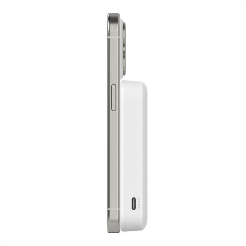 BATTERIE DE SECOURS INDUCTION 8.000 MAH MAGSAFE FONCTION STAND - BLANCHE - 6