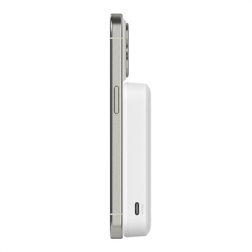 BATTERIE DE SECOURS INDUCTION 8.000 MAH MAGSAFE FONCTION STAND - BLANCHE - 6