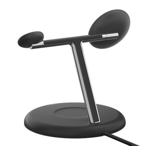 STATION DE RECHARGE 3-EN-1 AVEC INDUCTION  Qi2 15W POUR IPHONE / AIRPODS - 3