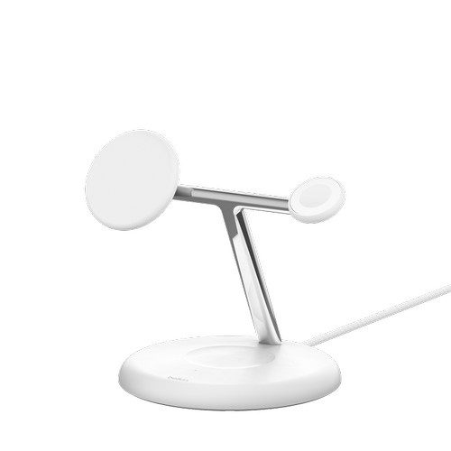 STATION DE RECHARGE 3-EN-1 AVEC INDUCTION Qi2 15W POUR IPHONE / AIRPODS - 4