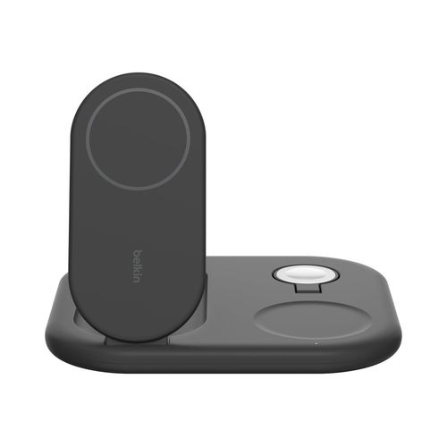 STATION DE RECHARGE RETRACTABLE 3-EN-1 AVEC INDUCTION POUR IPHONE / AIRPODS / WATCH - 2