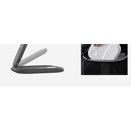 STATION DE RECHARGE RETRACTABLE 3-EN-1 AVEC INDUCTION POUR IPHONE / AIRPODS / WATCH - 5