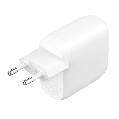 CHARGEUR SECTEUR  DOUBLE USBC 60W  BLANC - 3