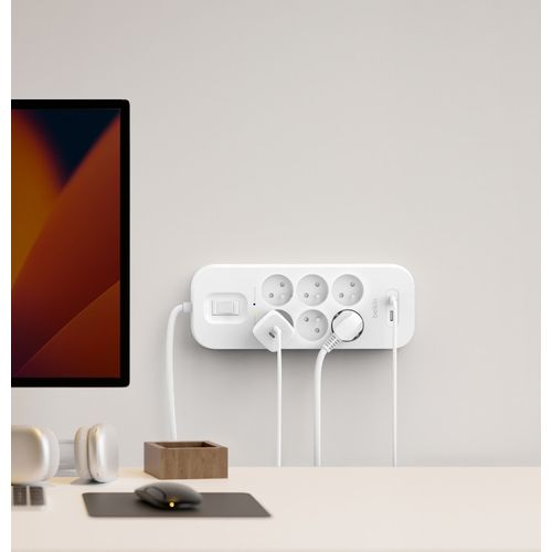 PRISE PARAFOUDRE 6 PRISES + 1 USB-A + 1 USB-C PD - BELKIN - 3