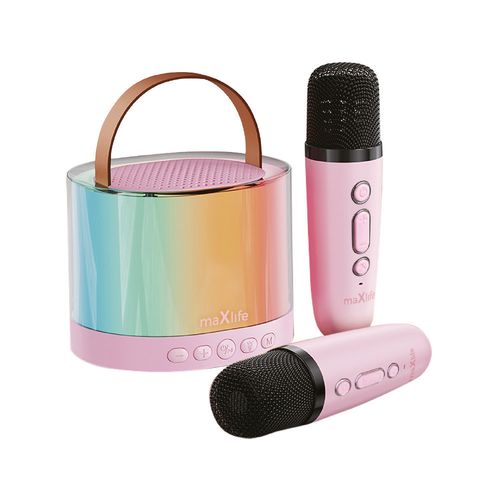 ENCEINTE BLUETOOTH  5W AVEC KARAOKÉ + 2 MICROS SANS FIL - 4