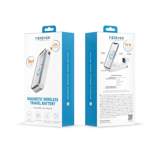 BATTERIE DE SECOURS 10 000 MAH 3-EN-1 WATCH + AIRPODS - BLANCHE - 14