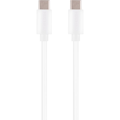 CABLE CHARGE USB-C VERS USB-C PD 3.0 (60W) - LONGUEUR 1M - BLANC - 2
