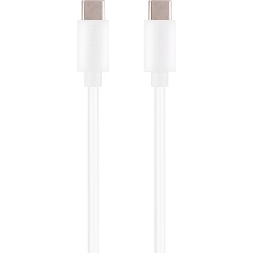 CABLE CHARGE  USB-C VERS USB-C PD 3.0 (60W) - LONGUEUR 1M - BLANC - 2