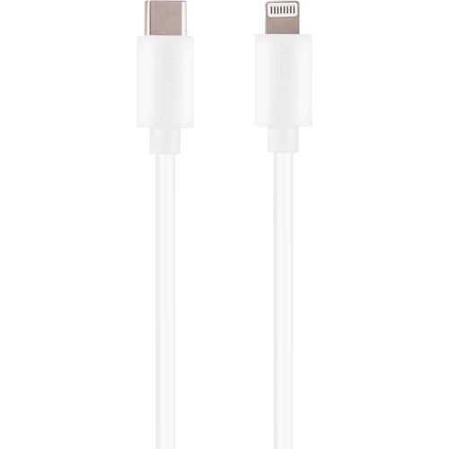 CABLE CHARGE  USB-C VERS LIGHTNING PD 3.0 (27W) - LONGUEUR 1M - BLANC - 2