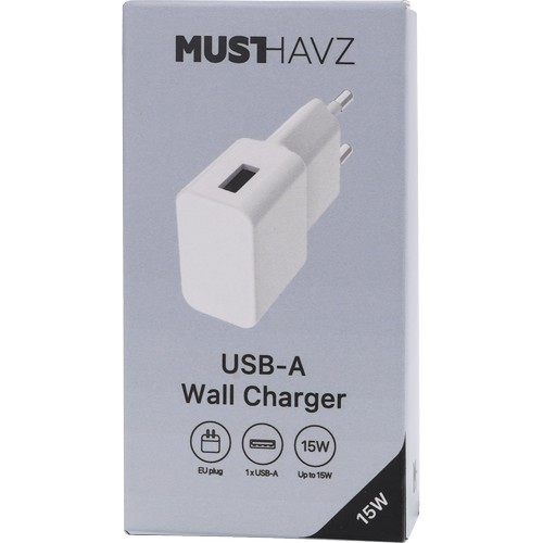 CHARGEUR SECTEUR USB-A 15W - BLANC - 3