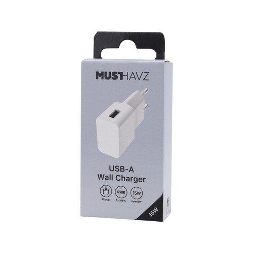 CHARGEUR SECTEUR USB-A 15W - BLANC - 4