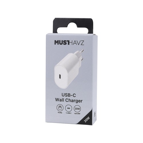 CHARGEUR SECTEUR RAPIDE USB-C 20W PD - BLANC - 4
