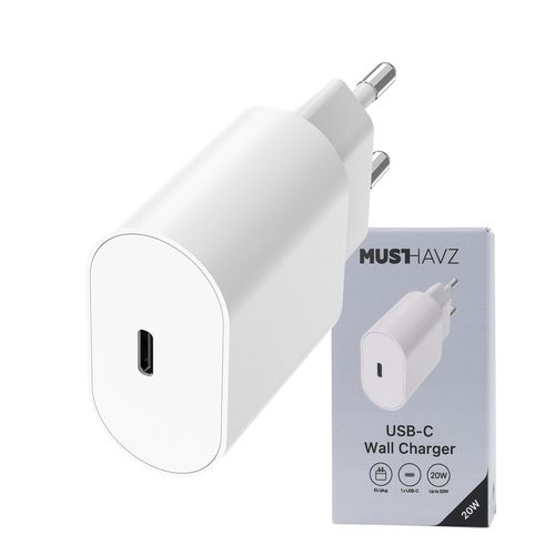 CHARGEUR SECTEUR RAPIDE USB-C 20W PD - BLANC - 4
