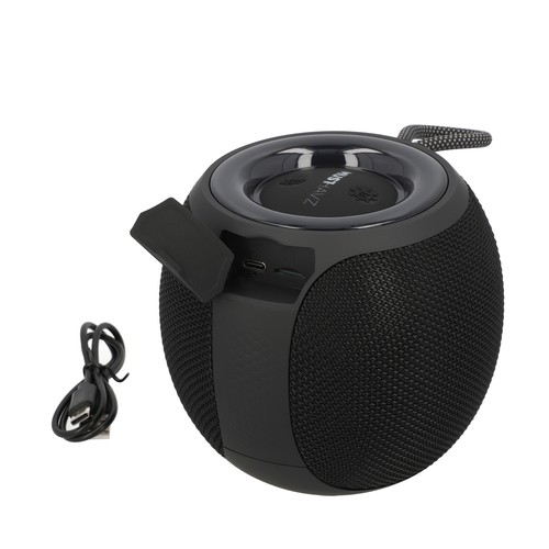 ENCEINTE BLUETOOTH 20W - SPHERE DE GRANDE TAILLE + LED D'AMBIANCE - 5