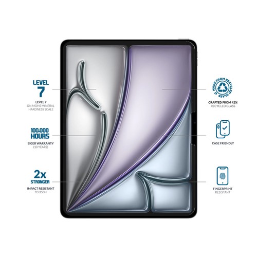 VERRE TREMPE PREMIUM POUR APPLE IPAD AIR 13 (2024 / 2025) - 2