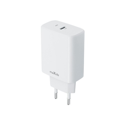 CHARGEUR SECTEUR RAPIDE USB-C 30W PD ET QC - BLANC - MAXLIFE - 2