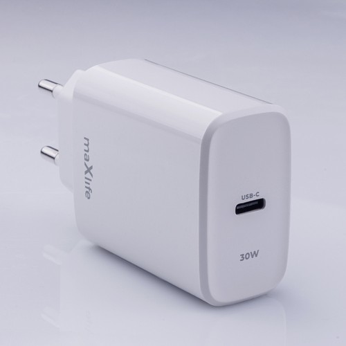 CHARGEUR SECTEUR RAPIDE USB-C 30W PD ET QC - BLANC - MAXLIFE - 3