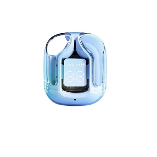 ECOUTEURS  BLUETOOTH 5.3 AVEC AFFICHAGE DIGITAL BLEU -  AIR FLY M2 - CHRYSTAL - RIVERSONG - 2