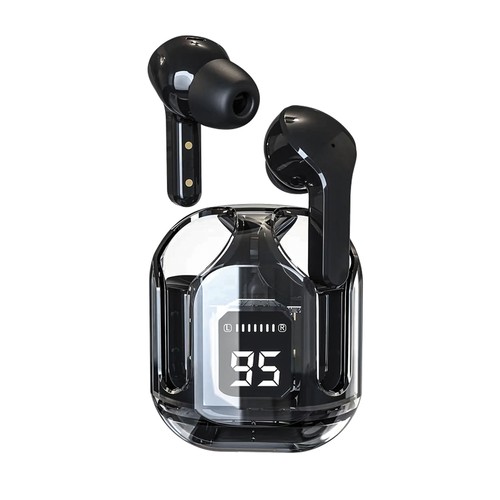 ECOUTEURS BLUETOOTH 5.3 - NOIR - CHRYSTAL - LEDWOOD - 1