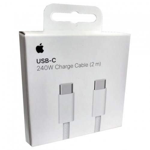 CABLE CHARGE RAPIDE ET SYNCHRO USB-C VERS USB-C 2M (240W) - TISSÉ - MYQT3ZM/A - ORIGINE APPLE - 4