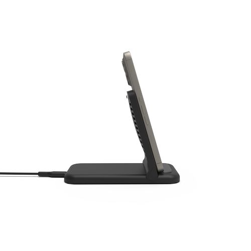 CHARGEUR INTELLIGENT PAD A INDUCTION RAPIDE QI 15W - STAND PLIABLE - NOIR - JAYM® - 8