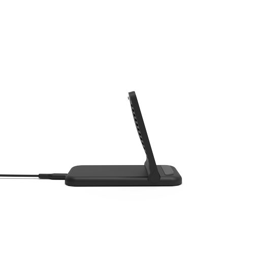 CHARGEUR INTELLIGENT PAD A INDUCTION RAPIDE QI 15W - STAND PLIABLE - NOIR - JAYM® - 9