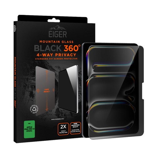 VERRE TREMPE PREMIUM PRIVACY 360° POUR APPLE IPAD PRO 13 pouces (2024 - 2025) - 1