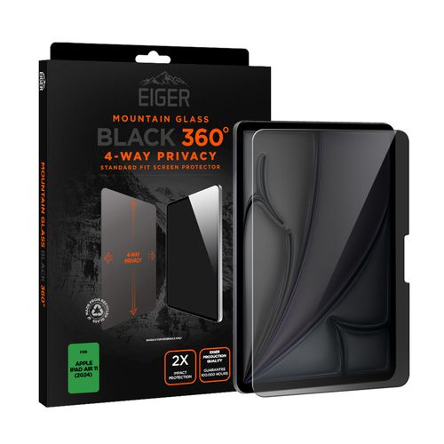 VERRE TREMPE PREMIUM PRIVACY 360° POUR APPLE IPAD AIR 11 pouces (2024 / 2025) - 1