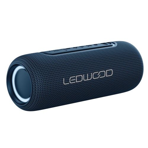 ENCEINTE BLUETOOTH 20W ETANCHE IPX5 + LED D'AMBIANCE - BLEUE - 2