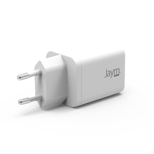CHARGEUR SECTEUR  2 USBC GAN 65W  BLANC  JAYM® - 6