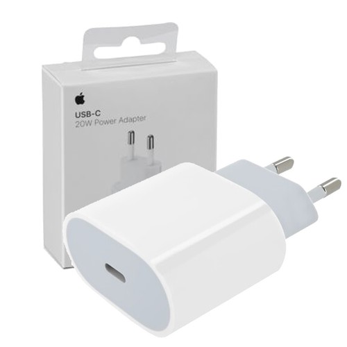CHARGEUR SECTEUR RAPIDE USB-C 20W PD BLANC - MUVV3ZM/A (2024) - ORIGINE APPLE - 1