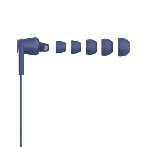 ECOUTEURS FILAIRES USB-C INTRA-AURICULAIRES - CABLE PLAT - BLEU - 3