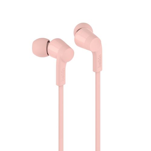 ECOUTEURS FILAIRES USB-C INTRA-AURICULAIRES - CABLE PLAT - ROSE - 2