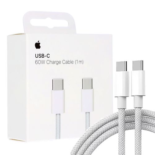 CABLE CHARGE RAPIDE ET SYNCHRO USB-C VERS USB-C 1M (60W) - TISSÉ - MW493ZM/A - ORIGINE APPLE - 4