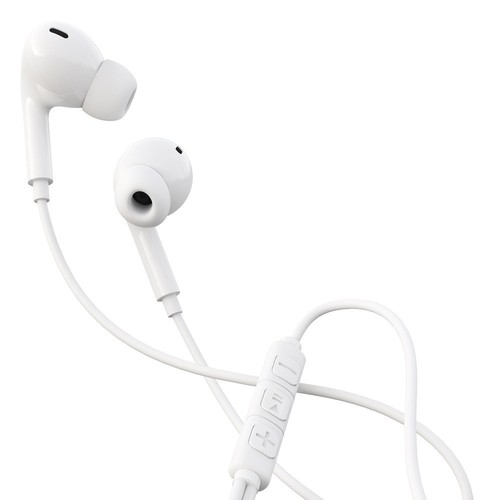 ECOUTEURS INTRA-AURICULAIRES JACK 3,5MM + TELECOMMANDE + MICRO BLANC - 3