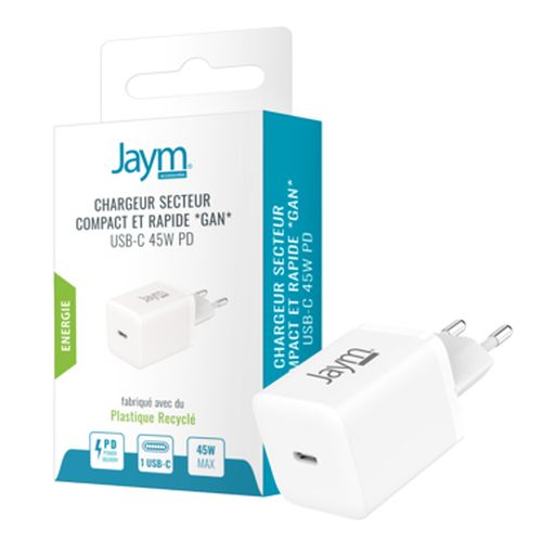 CHARGEUR SECTEUR *GAN* USB-C 45W - 1