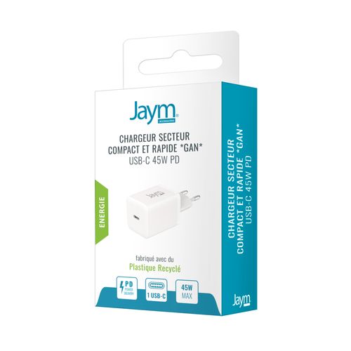 CHARGEUR SECTEUR  *GAN* USB-C 45W - 7
