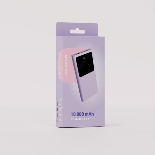 BATTERIE DE SECOURS 10 000 MAH AFFICHAGE DIGITAL LAVANDE - 3