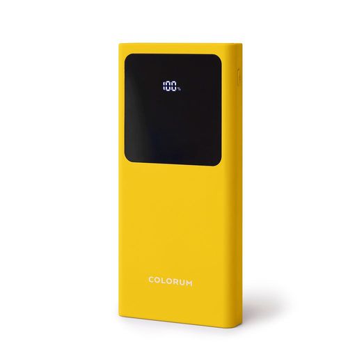 BATTERIE DE SECOURS 10 000 MAH AFFICHAGE DIGITAL JAUNE - 4