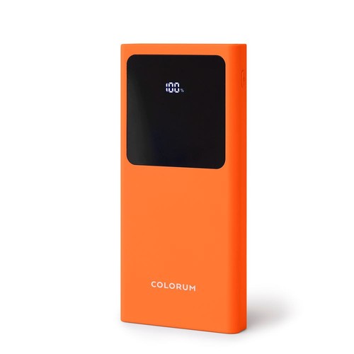 BATTERIE DE SECOURS 10 000 MAH AFFICHAGE DIGITAL ORANGE - 1