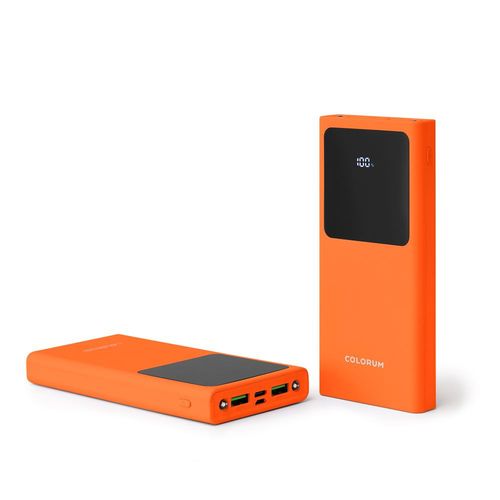 BATTERIE DE SECOURS 10 000 MAH AFFICHAGE DIGITAL ORANGE - 2