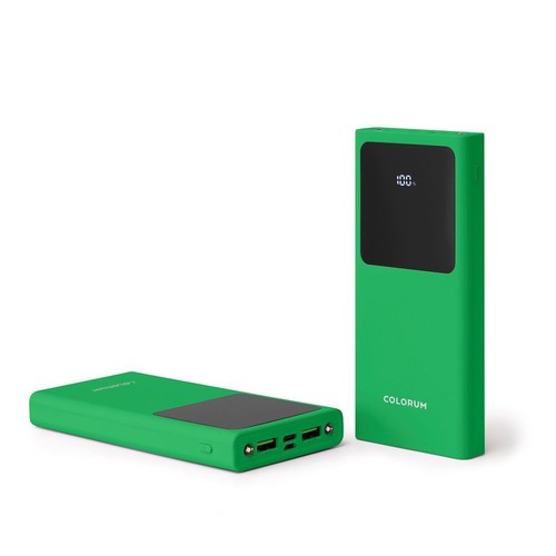 BATTERIE DE SECOURS 10 000 MAH AFFICHAGE DIGITAL VERT - 2