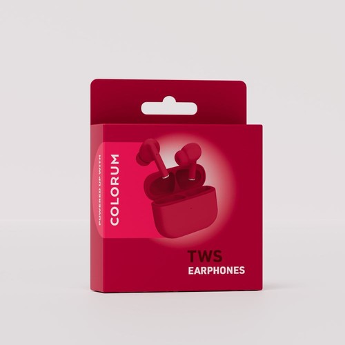 ECOUTEURS - INTRA AURICULAIRES - BLUETOOTH 5.3 - COLORUM ROUGE - 3