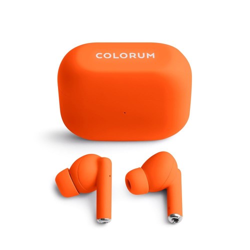 ECOUTEURS - INTRA AURICULAIRES - BLUETOOTH 5.3 - COLORUM ORANGE - 1