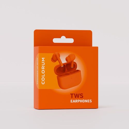 ECOUTEURS  - INTRA AURICULAIRES - BLUETOOTH 5.3 - COLORUM ORANGE - 3