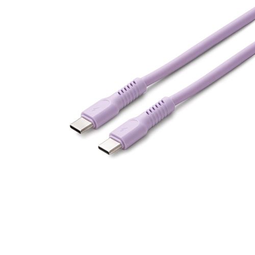 CABLE CHARGE  USB-C VERS USB-C PD (60W) - LONGUEUR 1.8M - COLORUM LAVANDE - 2