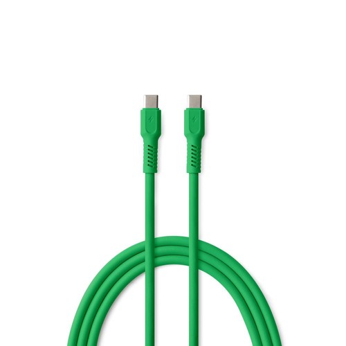 CABLE CHARGE USB-C VERS USB-C PD (60W) - LONGUEUR 1.8M - COLORUM VERT - 1