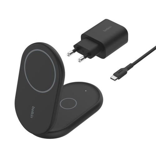 STATION DE RECHARGE PLIABLE 2-EN-1 AVEC INDUCTION Qi2 15W POUR IPHONE / AIRPODS - 2